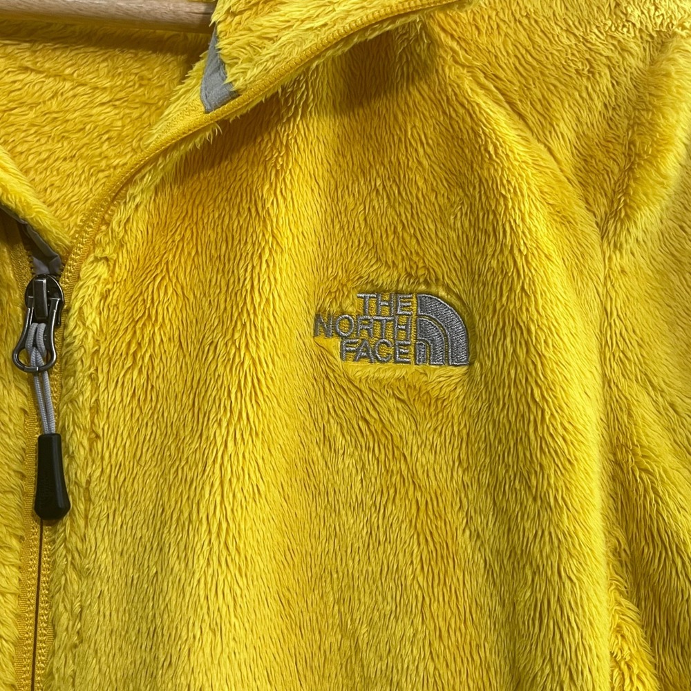 The North Face Osito Fleece Jacket Womens Large Yellow - Picture 2 of 10